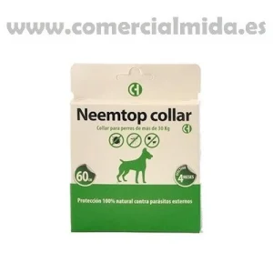 Halsband van natuurlijk NEEMTOP voor honden