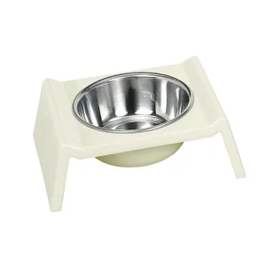 Nobby - Luxe Voer- & drinkbak - Crème - Krasvast en Vaatwasbestendig - 350ml