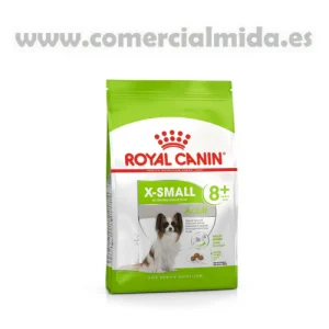 Ik denk aan ROYAL CANIN X-SMALL ADULT 8+ voor zeer kleine hondenrassen (Vanaf 8 jaar)
