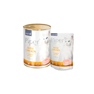 Comida nutricional para Gatos esterilizados 100g/400g PIPER CAT