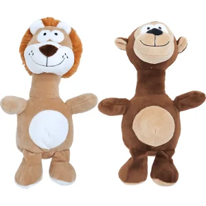 Pluche Knuffel Leeuw & Aap