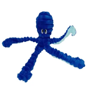 Quapas! - Hondenknuffel Octopus - Marine Blauw - Pluche Speelgoed - 66 cm