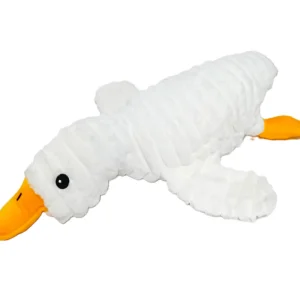 Quapas - Zachte Pluche Gans XXL - Knuffelspeelgoed voor Honden - 91 cm