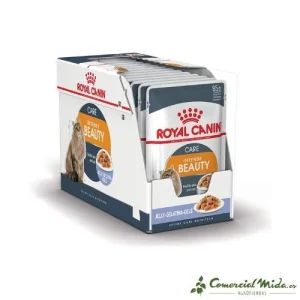 Gelatina ROYAL CANIN INTENSE BEAUTY Verzorging Vacht Katten 12x85gr
