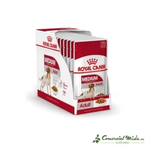Natvoer ROYAL CANIN ADULT MEDIUM WET Voor Middelgrote Honden 10x140gr