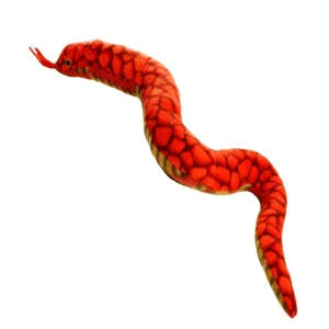 Tuffy - Rode Slang - Scarlet - Sterk, Zacht & Speelproof - 54cm