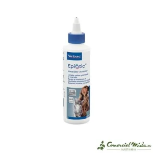 VIRBAC EpiOtic 125 ml Gotas para Limpiar Oídos de Mascotas