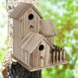 Vogelhuis Straatje | Houten Vogelhuis voor Meerdere Vogels