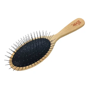 Yento 60/60 Pin Brush - Comfortabel Lang Handvat & Flexibel Kussen